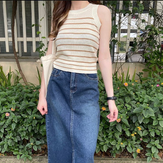 Áo montoghi 3 lỗ kẻ