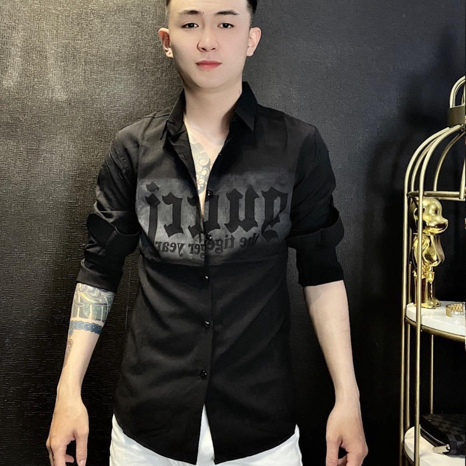 Áo sơ mi nam dài tay mẫu mới thời trang cao cấp phong cách nổi bật