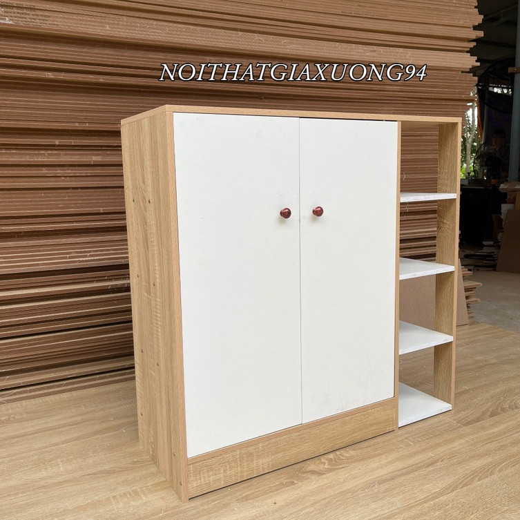 Tủ Giày Gỗ Kệ Giày Dép Thông Minh Hiện Đại Chất Liệu MDF Chống Ẩm - TG02