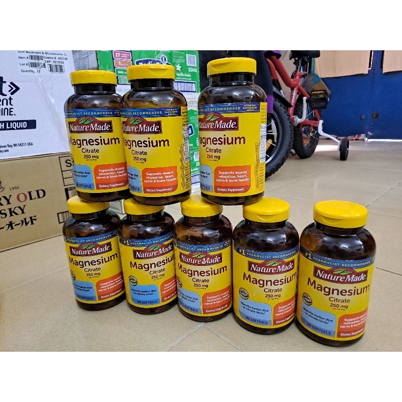 Viên uống magnesium citrate 250mg date 08/24