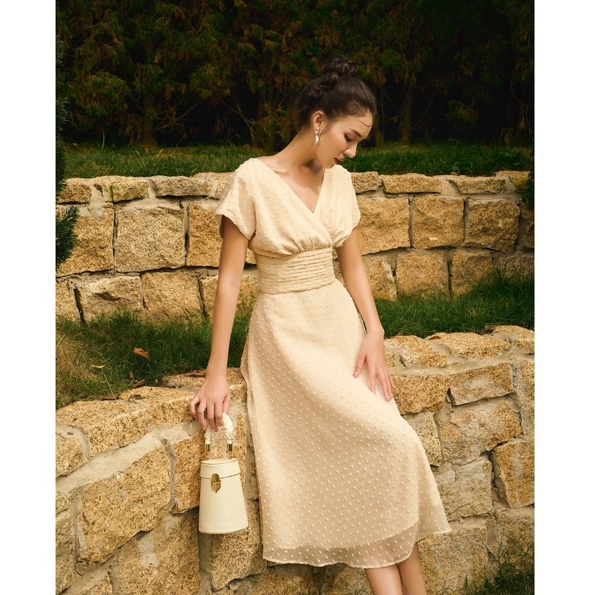 OLV - Chân váy Yami Beige Skirt