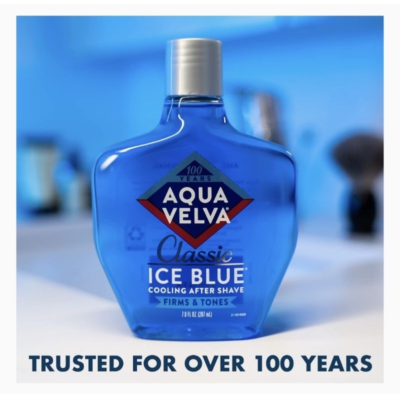 Nước hoa sau cạo râu Aqua velva CLASSIC ICE BLUE ( 207ml ) - Hàng nhập Mỹ.