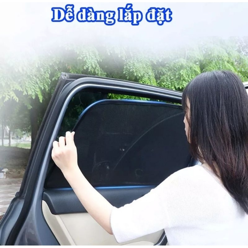 [ FREESHIP-HỎA TỐC ] Rèm che nắng ô tô nam châm, chống nắng cho xe ô tô bộ 4 kính | BigBuy360 - bigbuy360.vn
