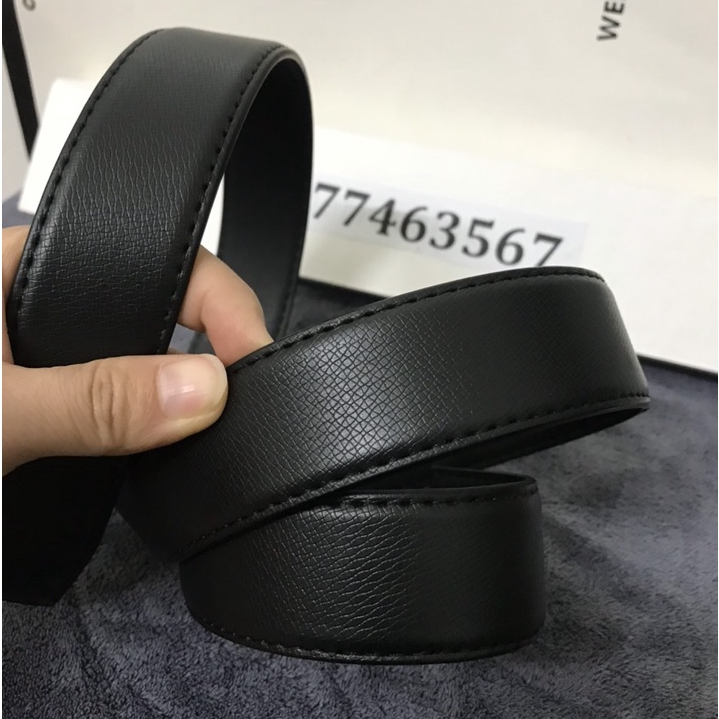 Thắt lưng nam dây nịt nam bán rời không kèm mặt dây trơn và dây bấm lỗ sẵn