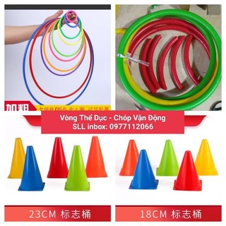 Vòng ném - vòng thể dục kết hợp chóp vận động