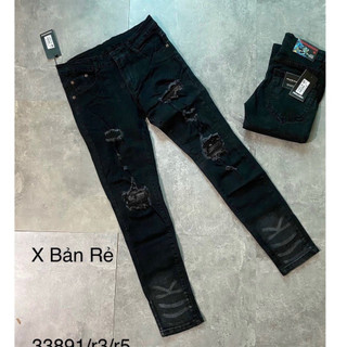Quần jean nam rách cá tính 131 (CÓ SIZE ĐẠI 33+34)