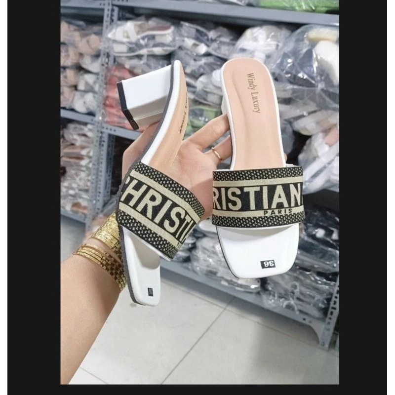 Giày nữ quai bảng chử gót 4cm cực hót đủ bigsize 35 đến 45