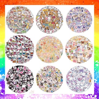 Set 100 hình dán sticker chống nước