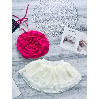 chân váy dập li xoè cho bé ( không quần )