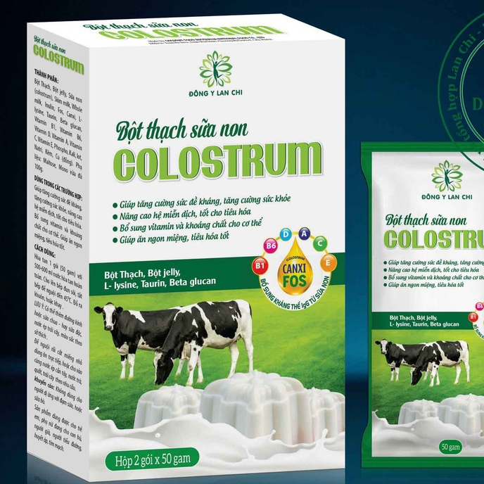 Bột Thạch sữa non Colostrum-Thạch dinh dưỡng Lan Chi(Chính Hãng)