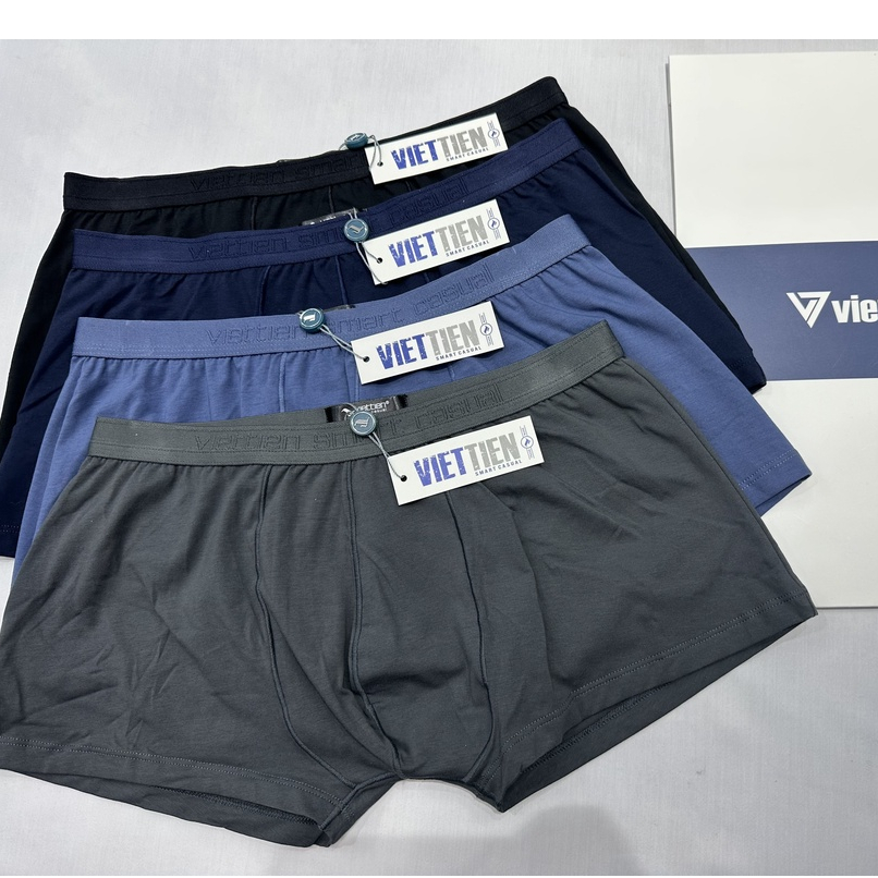 VIỆT TIẾN- Quần lót đùi nam, sịp đùi, Boxer Việt Tiến thoáng khí, không xù, có size lớn