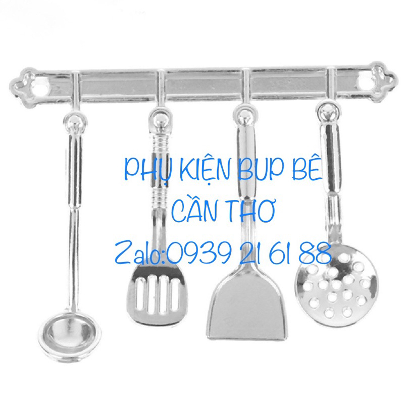 Bộ muỗng bếp mini cho nhà bup bê