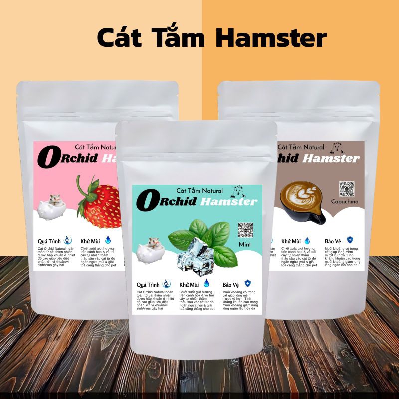 Cát Tắm Thơm Mịn Cao Cấp Cho Hamster 6 Hương