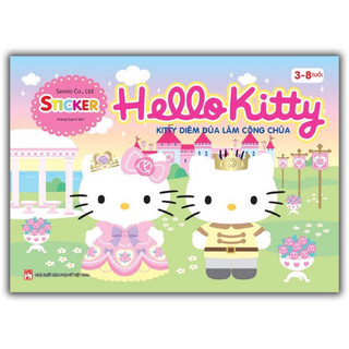 Sách - (Combo 5 cuốn) Sticker Hello Kitty (3-8 Tuổi)