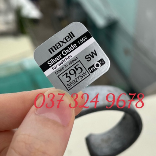 Hộp 1 viên pin đồng hồ Maxell SR927SW SR927W SR927 927 395 1,55V Nhật Bản