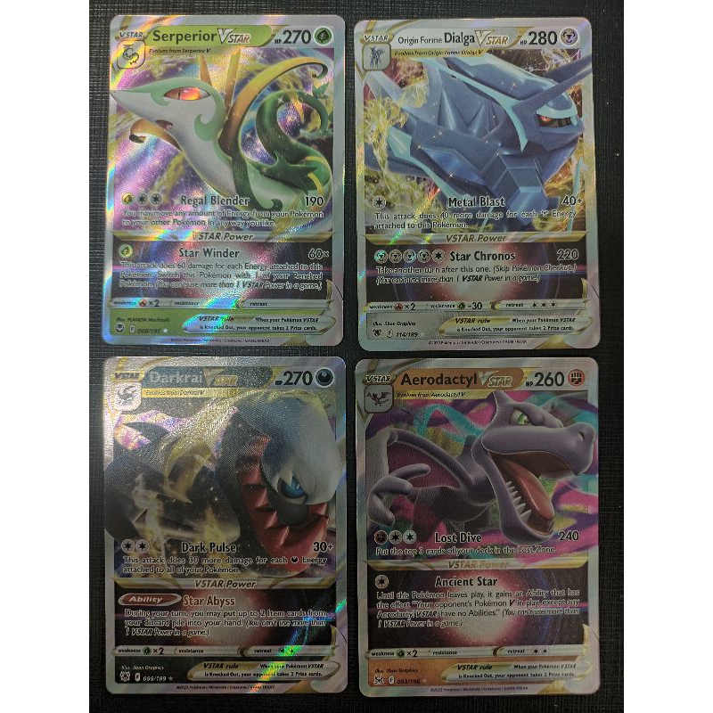 1 Thẻ Pokemon Vstar Tiếng Anh ngẫu nhiên