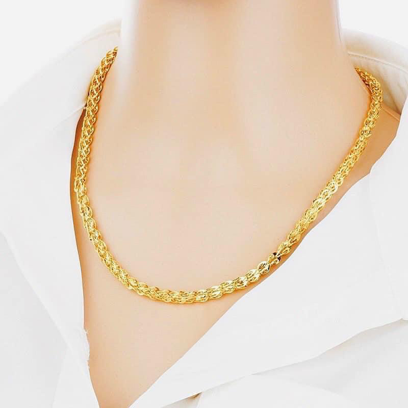 Dây chuyền đuôi phụng , dây chuyền mạ vàng ,lắc tay đuôi phụng ,combo dây chuyền lắc tay