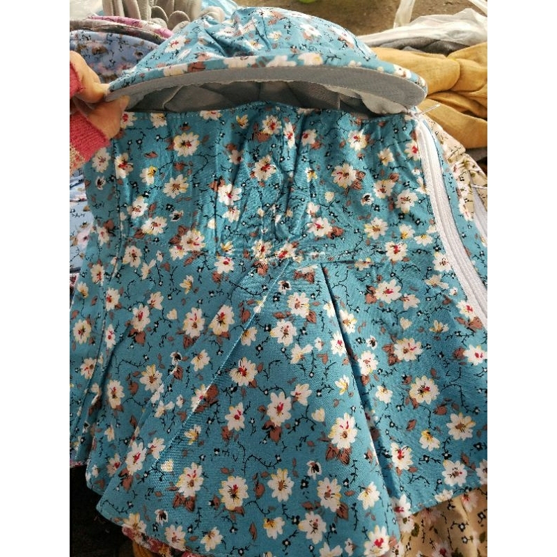 Mũ chống nắng vành nhỏ khóa kéo