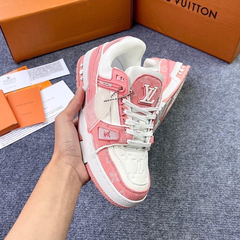 Giày LV Louis Vuitton Trainer, Giày Sneaker LV Nam Nữ Kiểu Dáng Thời Trang FullBox
