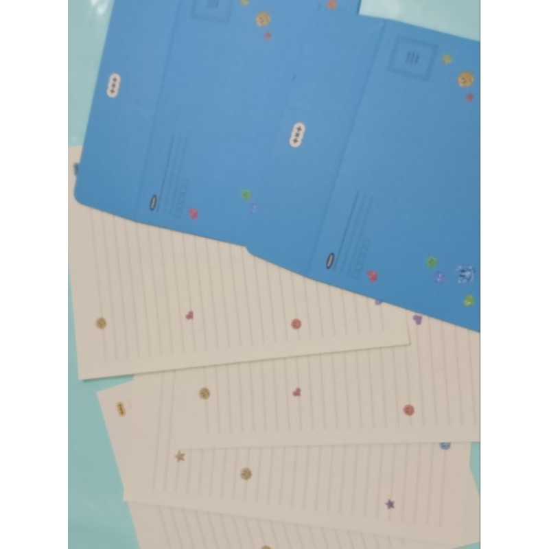 Outbox, notebook, giấy viết thư kèm phong bì txt deco kit official merch