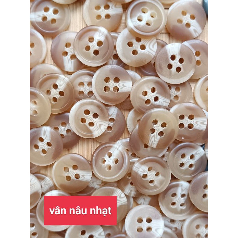 Gói 20 gam nút sơ mi size 1.2cm