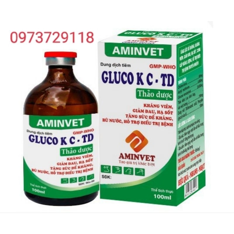 Gluco kc thảo dược 100ml