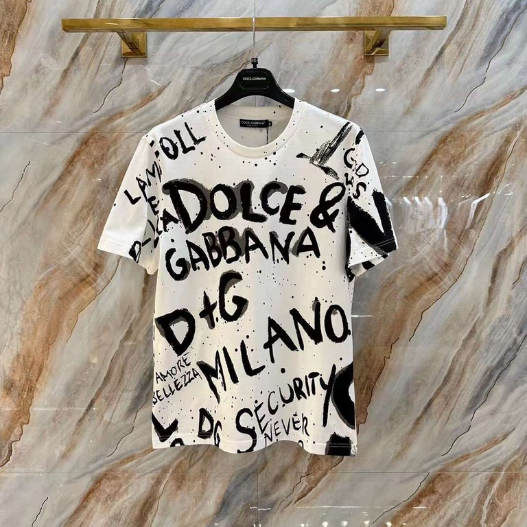 Áo T-shirt Dolce Gabbana Milano vẩy sơn full LA on web