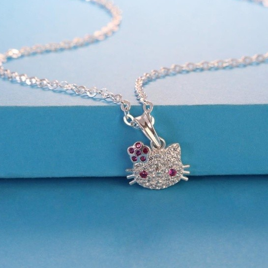 dây chuyền BẠC mèo kitty , trẻ đeo bạc rất tốt ạ , giúp kỵ gió độc, giúpbé ăn ngon miệng , ngủ sâu giấc , nhìn đẹp nữa ạ