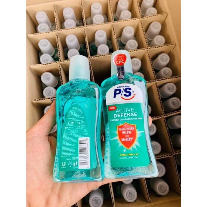NƯỚC XÚC MIỆNG PS 130ml giao mùi ngẫu nhiên theo tuy đợt nhập hàng