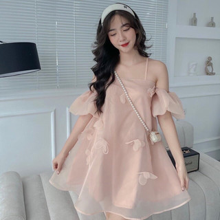 Váy Đầm Maxi ĐI biển Hoa 3D