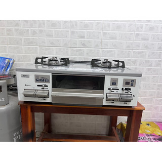 Bếp gas nội địa nhật harman mặt men