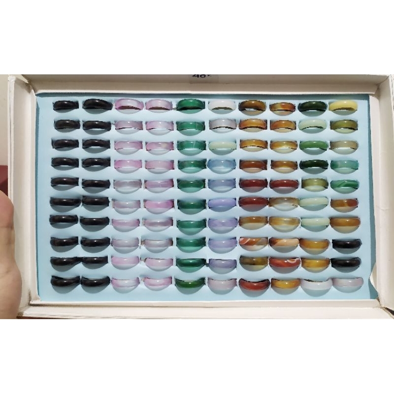 Nhẫn mã não các màu