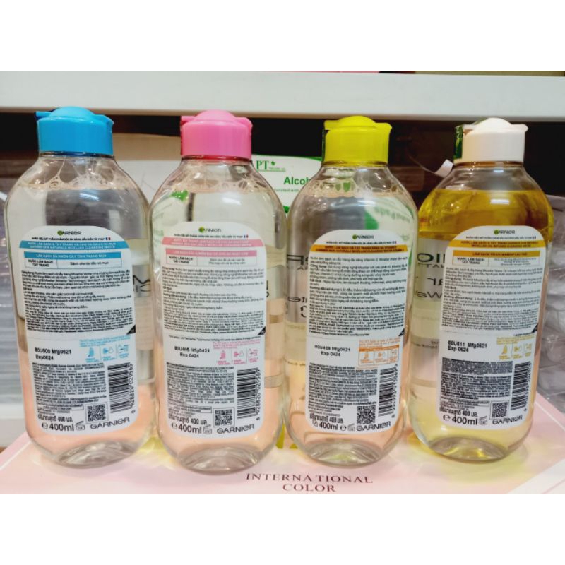 Nước tấy trang Micellar Water Garnier