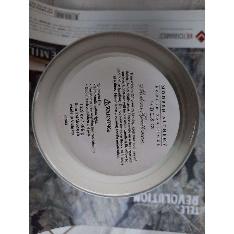 Nến thơm Mordern Gentlenman