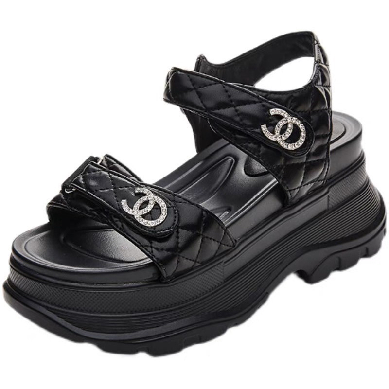 Sandal quai hậu cao 7cm