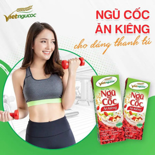 Lốc 4 Thức Uống Ngũ cốc ăn kiêng nước 180ml