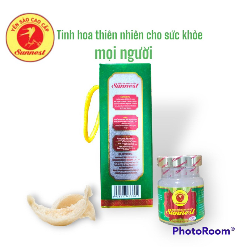 Yến sào Sunnest 20% dành cho người tiểu đường