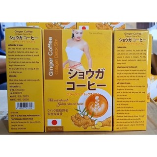 Combo 3 hộp siêu rẻ cà phê Gừng Ginger Coffee hộp 12 gói