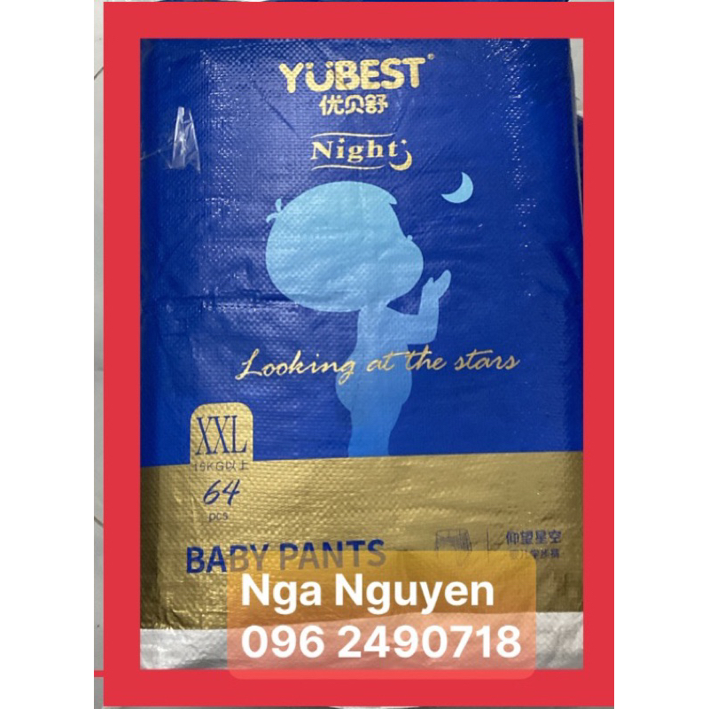 Tphcm Tã yubest Angel, Gold, Night đủ size dán quần S/M/L/xl/xxl/xxxl