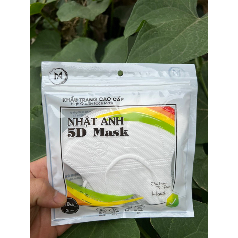 Khẩu trang 5D kháng khuẩn cao cấp nhật minh ( Giá xưởng )