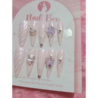 Nails box thiết kế màu hồng baby ngọt ngào sang chảnh
