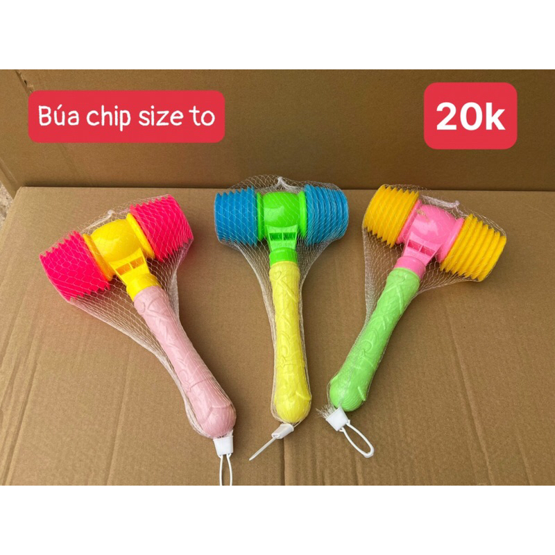 Đồ chơi búa kêu chíp chíp 2 đầu vui nhộn cho bé yêu size to