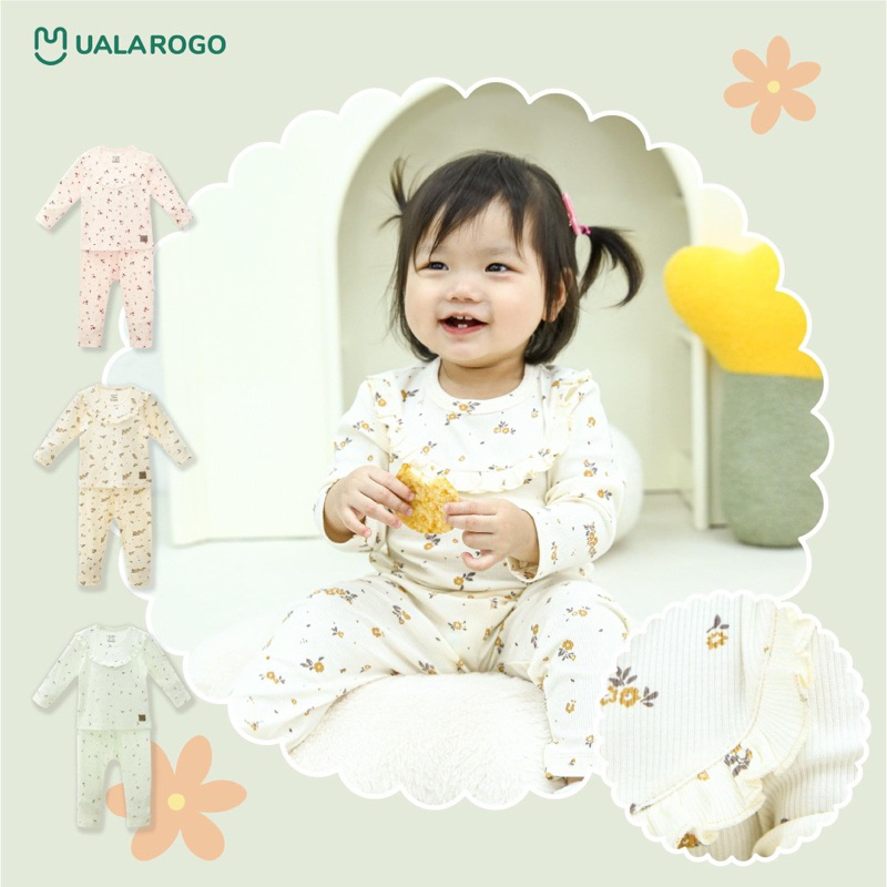 Bộ Ualarogo dài tay Modal cho bé