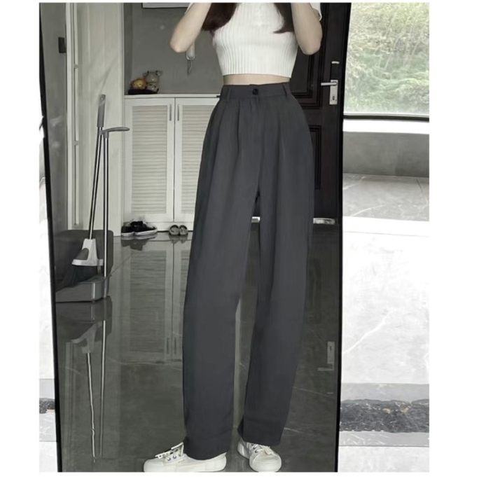 Quần Vải Size XS Bốn Màu Có Lưng Chun Dáng Dài Siêu Hack Dáng Cho Nàng 1m43