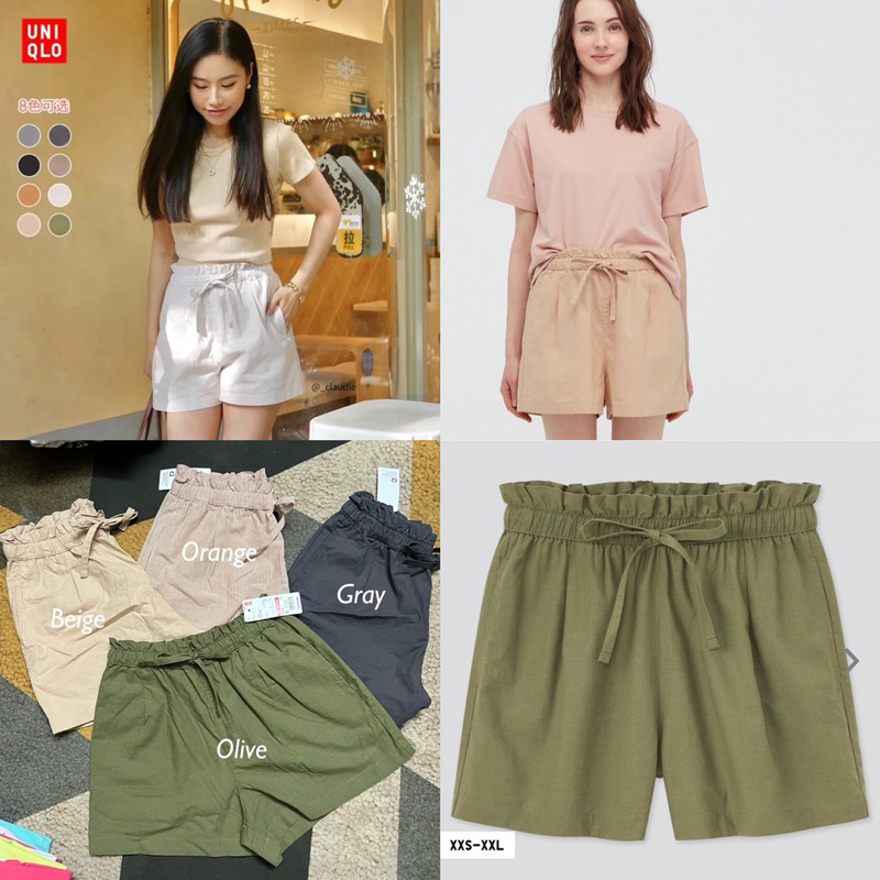 Quần short nữ Linen Uni chính hãng