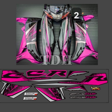 Tem rc v2 dán xe máy sirius 50-110cc