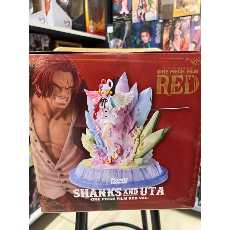 Mô hình anime one piece cao cấp chính hãng Bandai : Uta và Shanks figuatz zero