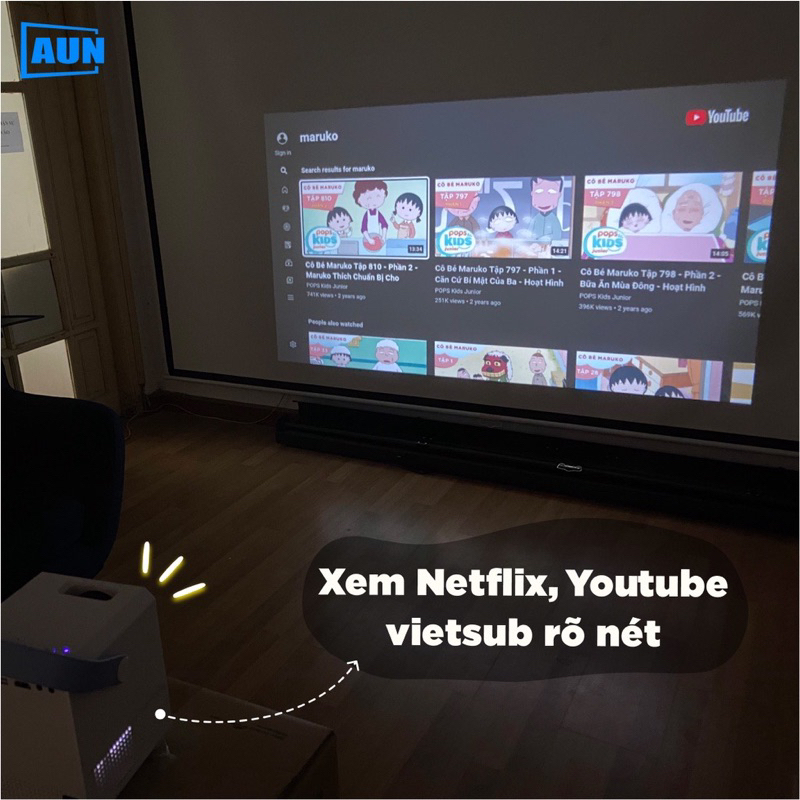 Thanh lý máy chiếu Aun C900 promax