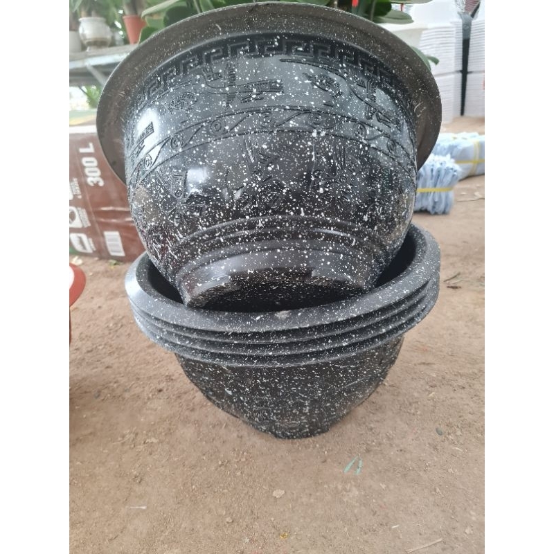 Combo 5 chậu t48 kích thước miệng 46x cao 23cm trồng cây cảnh, không đục lỗ trồng sen