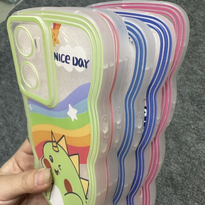 Case ốp lưng Oppo A57 A77S dẻo nhiều hình siêu dễ thương viền lượn sóng bảo vệ camera